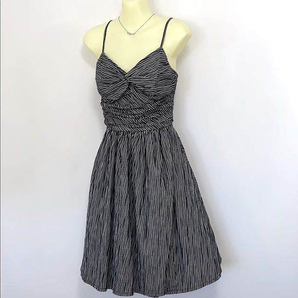 Tracy Reese Dress Striped Fit and Flare MIDI NWOT Sz 10 Perfect for Summer - Picture 1 of 7